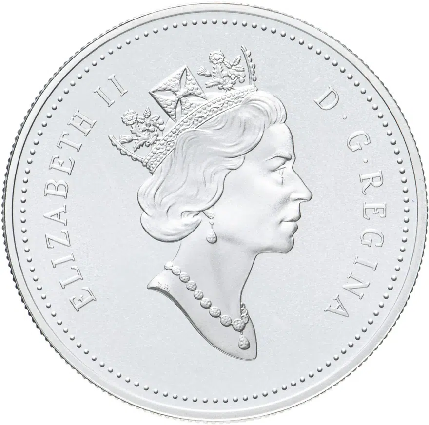 Канада 1 доллар (dollar) 1996  Яблоки Мекинтош, реверс