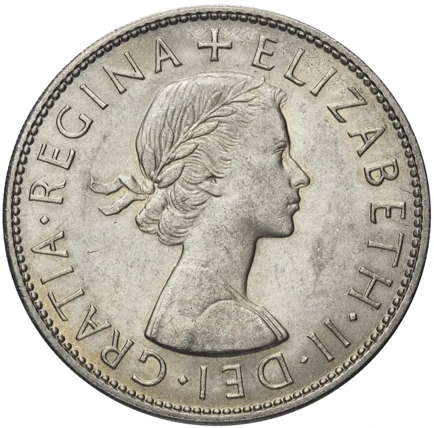 Великобритания 1/2 кроны (crown) 1967