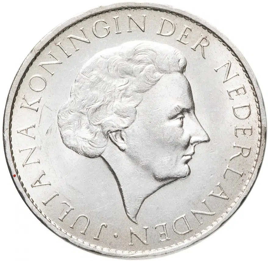 Суринам 1 гульден (gulden) 1962, реверс