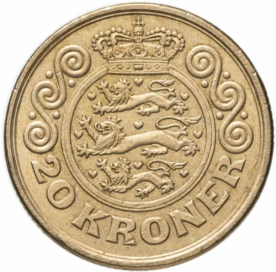 Дания 20 крон (kroner) 2001