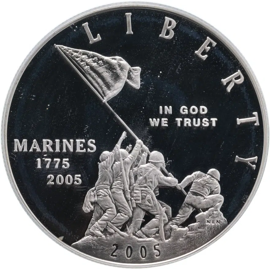 США 1 доллар (dollar) 2005 P 230-летие Корпусу морской пехоты