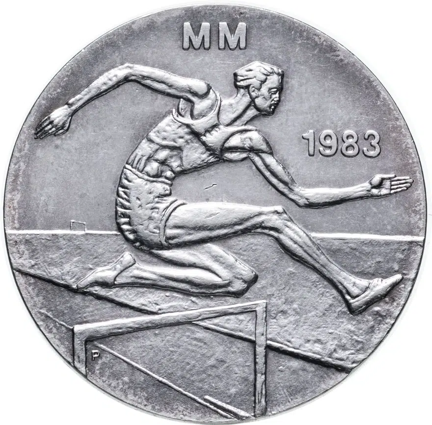 Финляндия 50 марок 1983 "Чемпионат мира по лёгкой атлетике 1983 года в Хельсинки", аверс