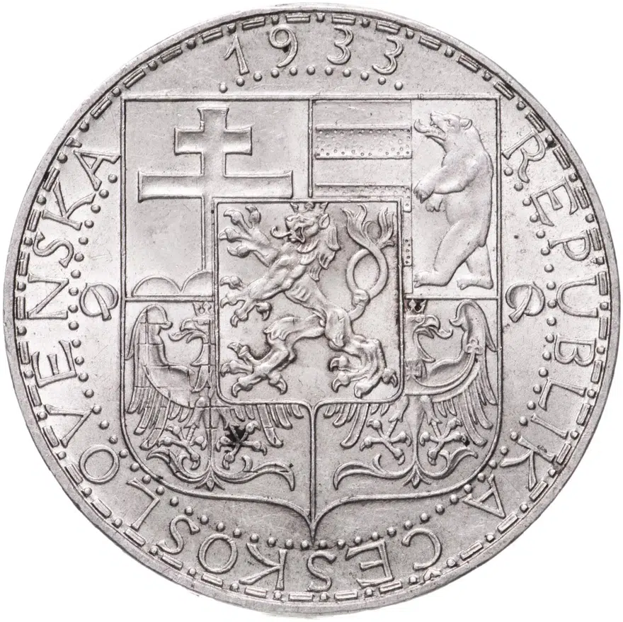 Чехословакия 20 крон (korun) 1933
