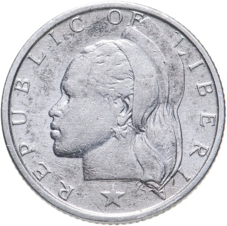 Либерия 10 центов (cents) 1961, реверс