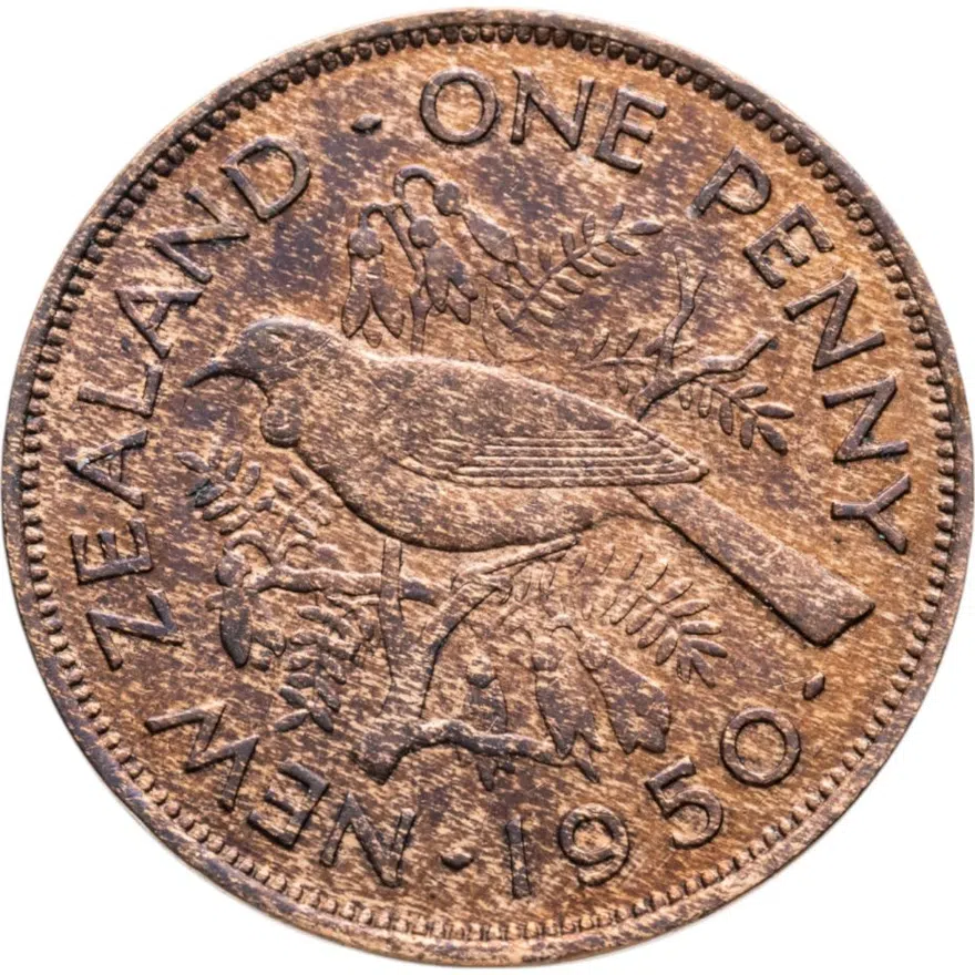 Новая Зеландия 1 пенни (penny) 1950