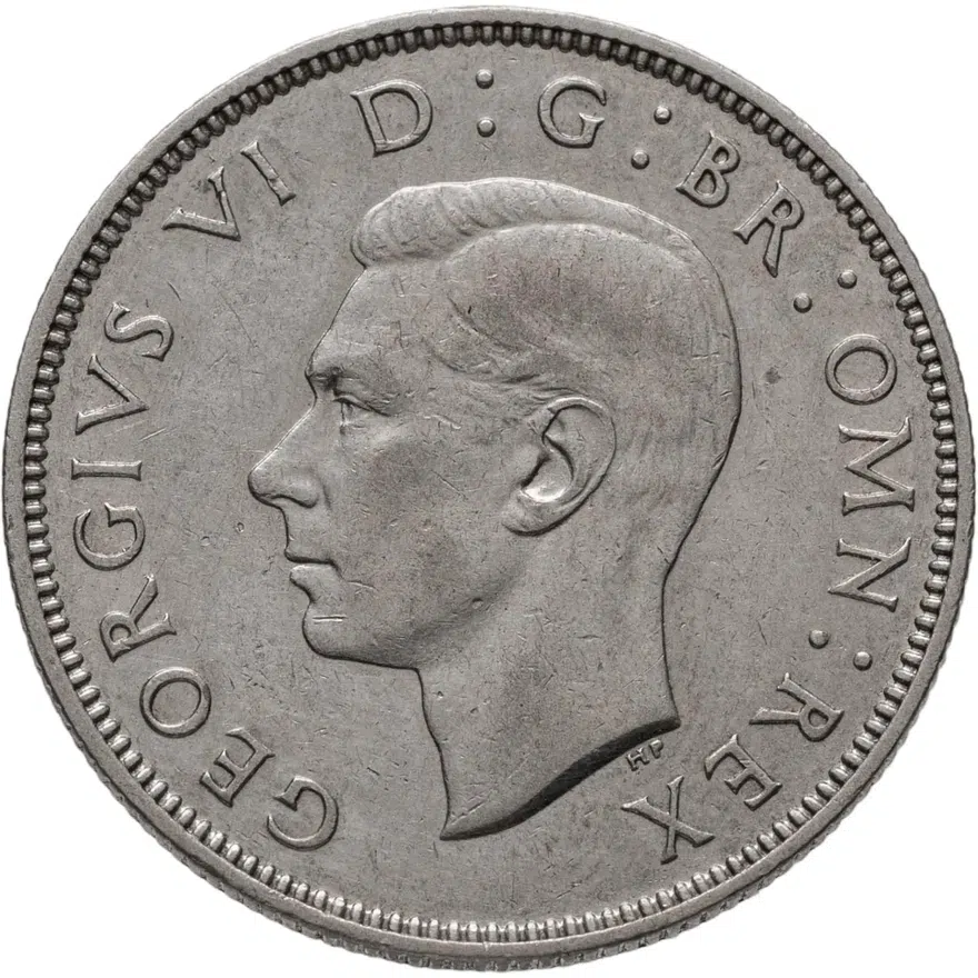 Великобритания 2 шиллинга (флорин, shillings) 1940, реверс