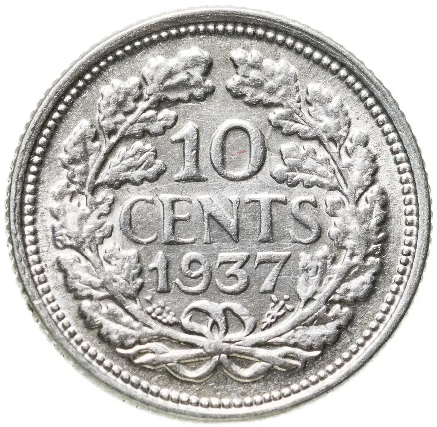 Нидерланды 10 центов (cents) 1937