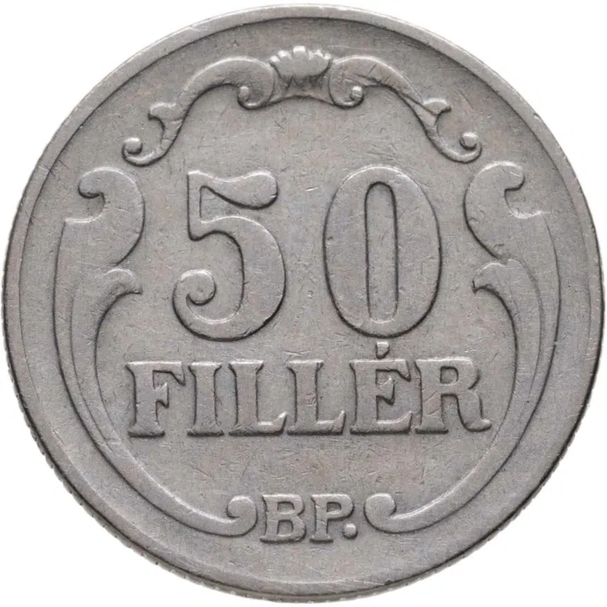 Венгрия 50 филлеров (filler) 1926, аверс