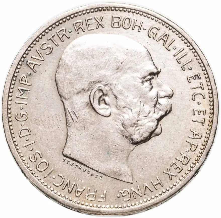 Австрия 2 кроны (corona) 1912, реверс