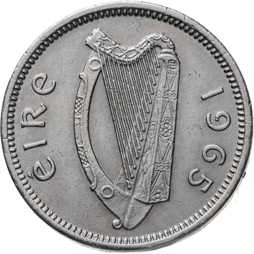 Ирландия 3 пенса (pence) 1965, реверс
