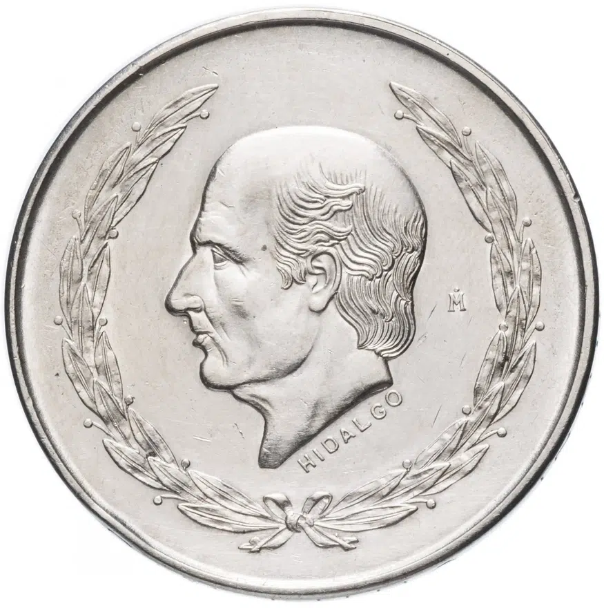 Мексика 5 песо (pesos) 1951, реверс