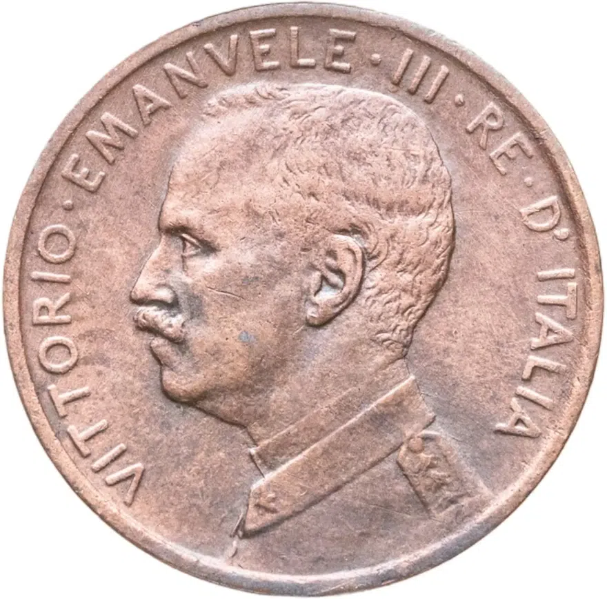 Италия 1 чентезимо (centesimo) 1914, реверс