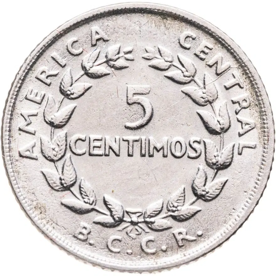 Коста-Рика 5 сентимо (centimos) 1969