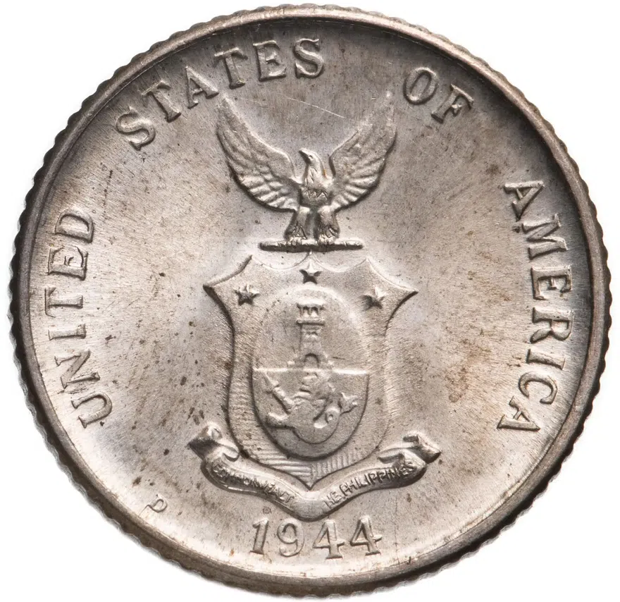 Филиппины 20 сентаво (centavos) 1944, реверс