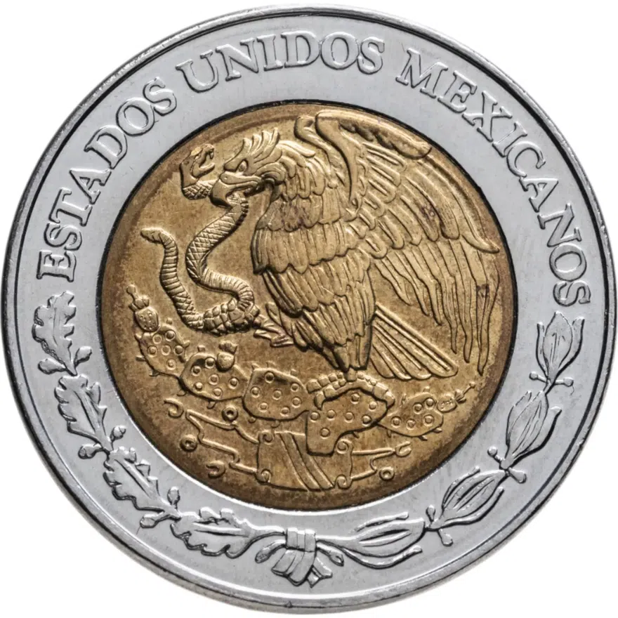 Мексика 5 песо (pesos) 2008 Двухсотлетие независимости - Игнасио Лопес Район, реверс