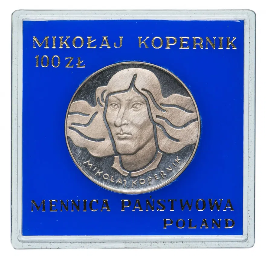 Польша 100 злотых (zlotych) 1974 года "500 лет со дня рождения Николая Коперника", реверс