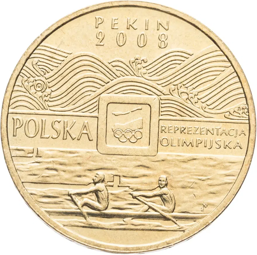 Польша 2 злотых (zlote) 2008  XXIX летние Олимпийские игры, Пекин 2008, аверс