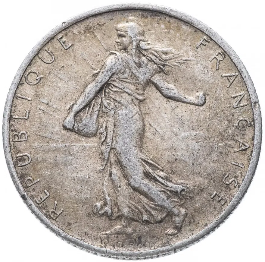 Франция 2 франка (francs) 1912