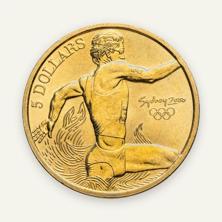 Австралия 5 долларов (dollars) 2000 "Олимпийские игры в Сиднее - Триатлон"