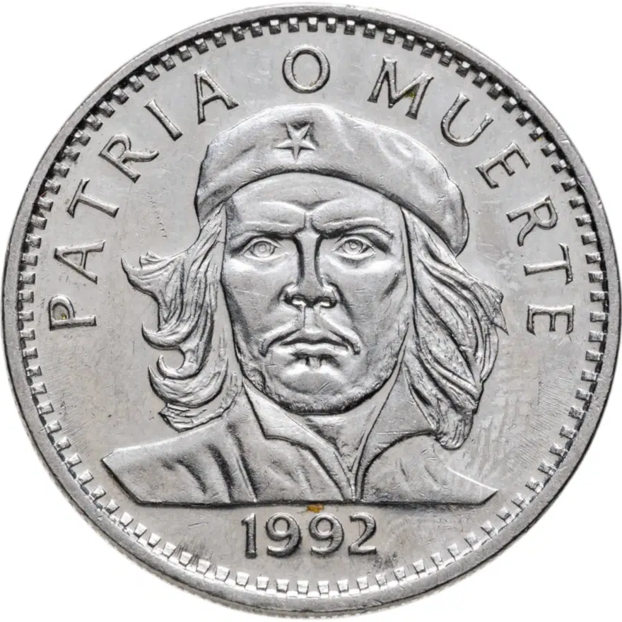 Куба 3 песо (pesos) 1992  Эрнесто Че Гевара, реверс