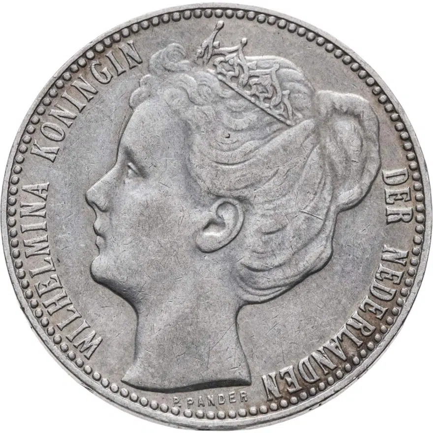 Нидерланды 1 гульден (gulden) 1907