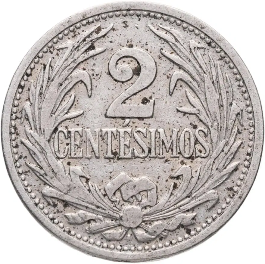 Уругвай 2 сентесимо (centesimos) 1936