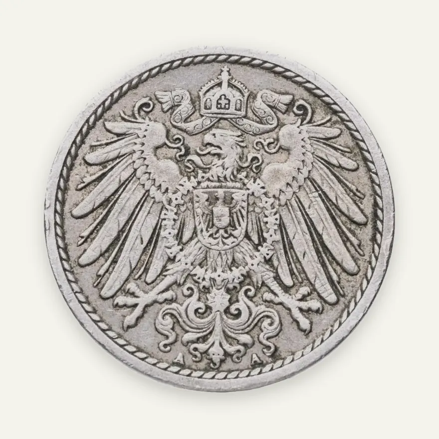 Германия (Германская империя) 5 пфеннигов (pfennig) 1897 A, реверс