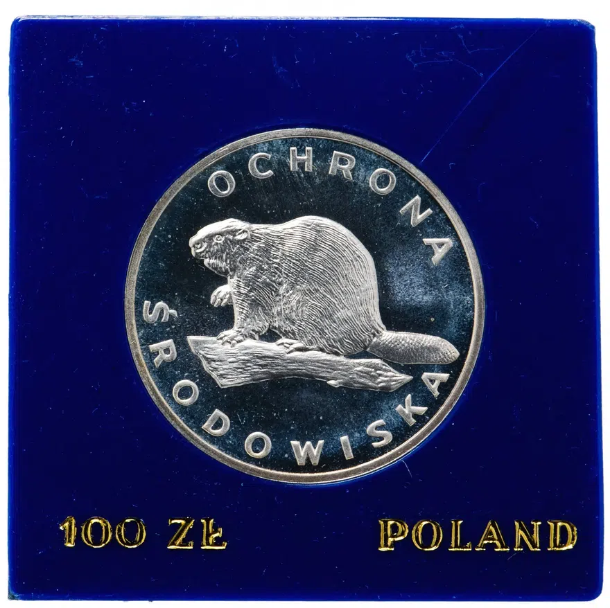 Польша 100 злотых (zlotych) 1978 "Охрана окружающей среды - Бобр"