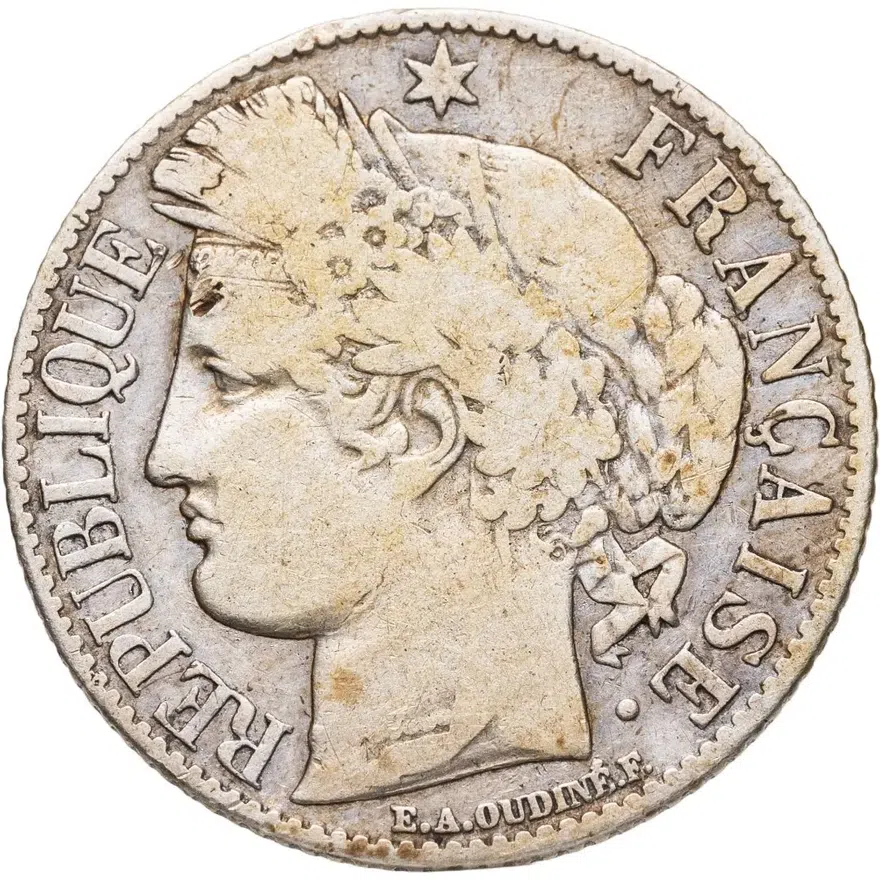 Франция 1 франк (franc) 1895