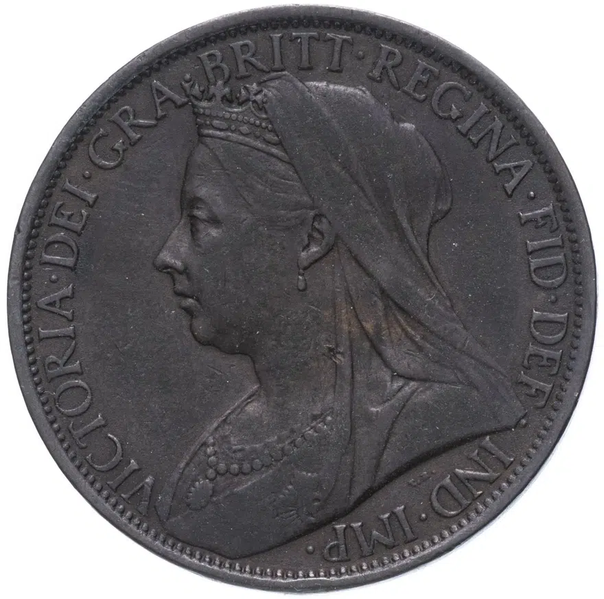 Великобритания 1 пенни (penny) 1900, реверс