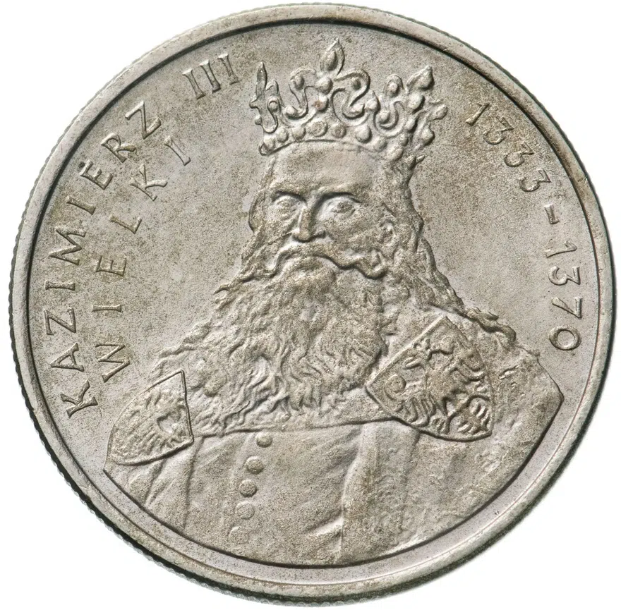 Польша 100 злотых (zlotych) 1987 "Польские правители - Король Казимир III Великий", аверс