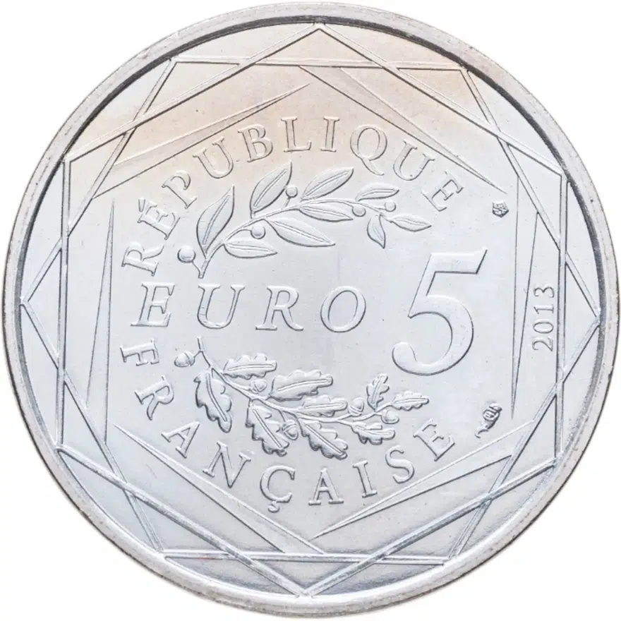 Франция 5 евро (euro) 2013  Равенство, реверс