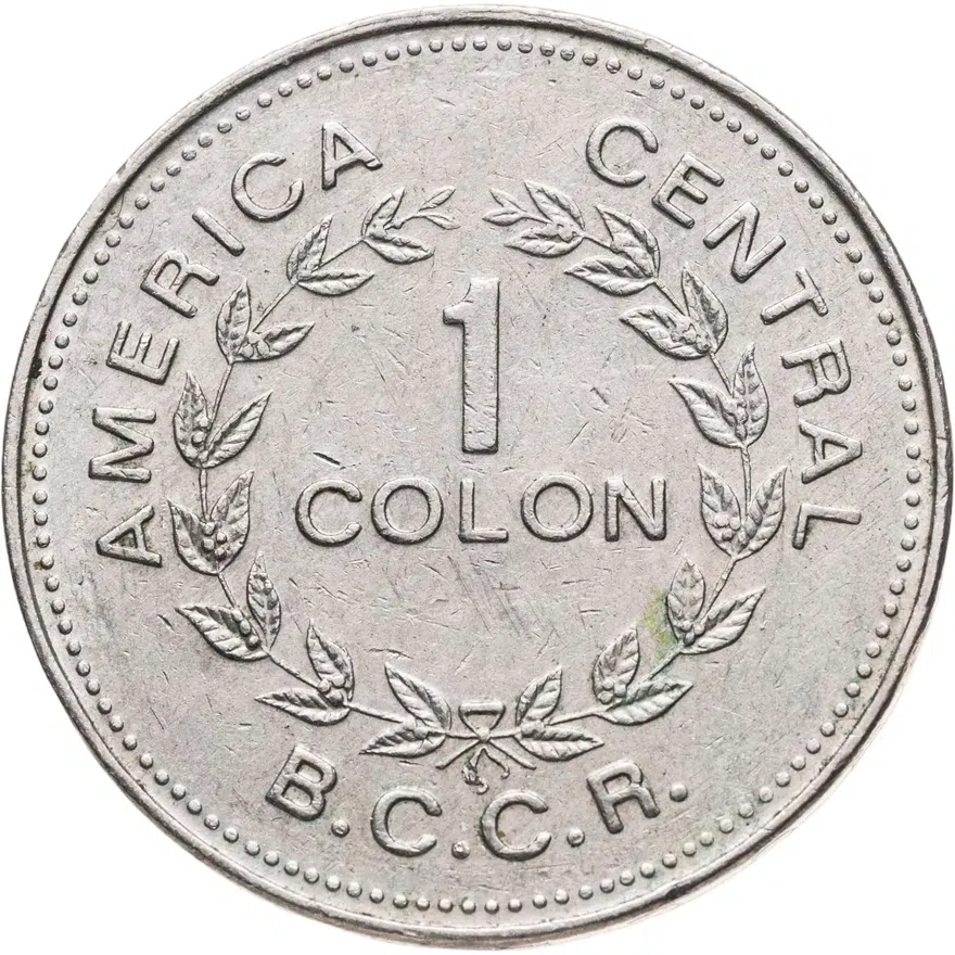 Коста-Рика 1 колон (colon) 1977
