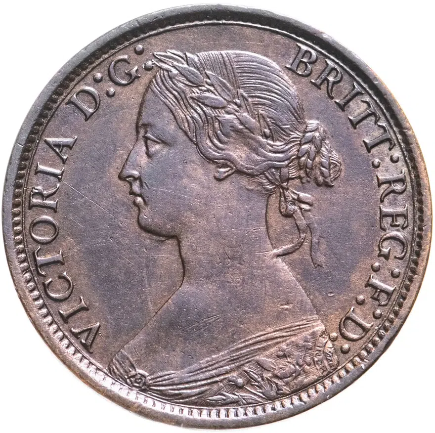 Великобритания 1 фартинг (farthing) 1867
