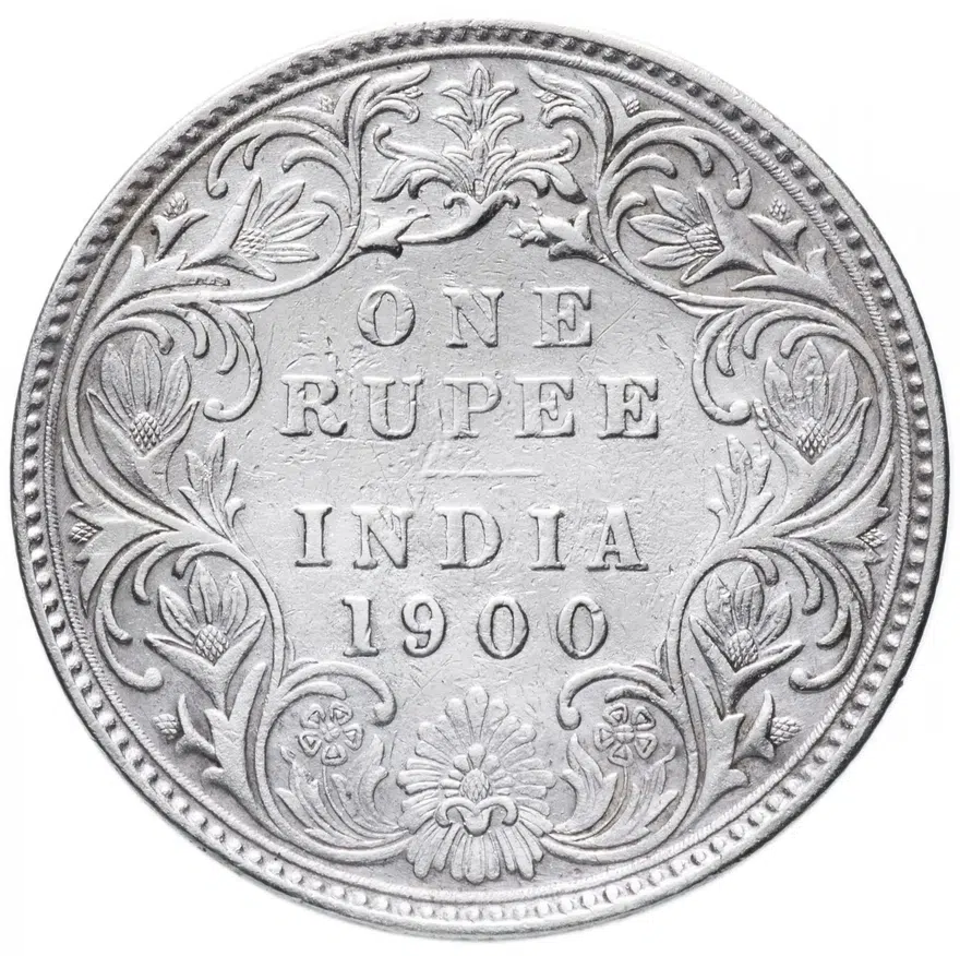 Индия (Британская) 1 рупия (rupee) 1900 B