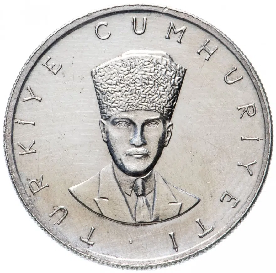 Турция 25 лир (lira) 1970 "50 лет Великому национальному собранию Турции"