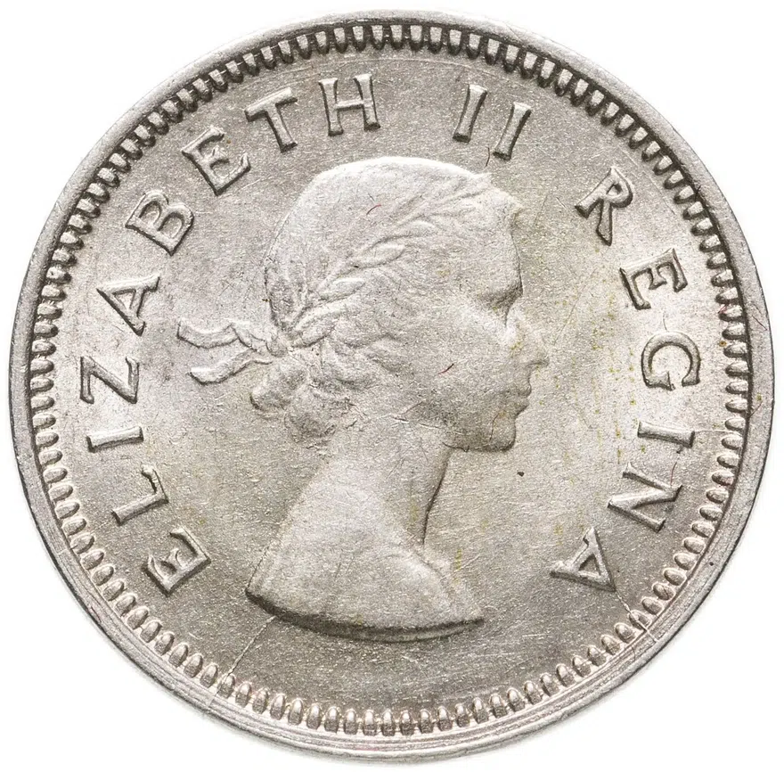 ЮАР 3 пенса (pence) 1953, реверс