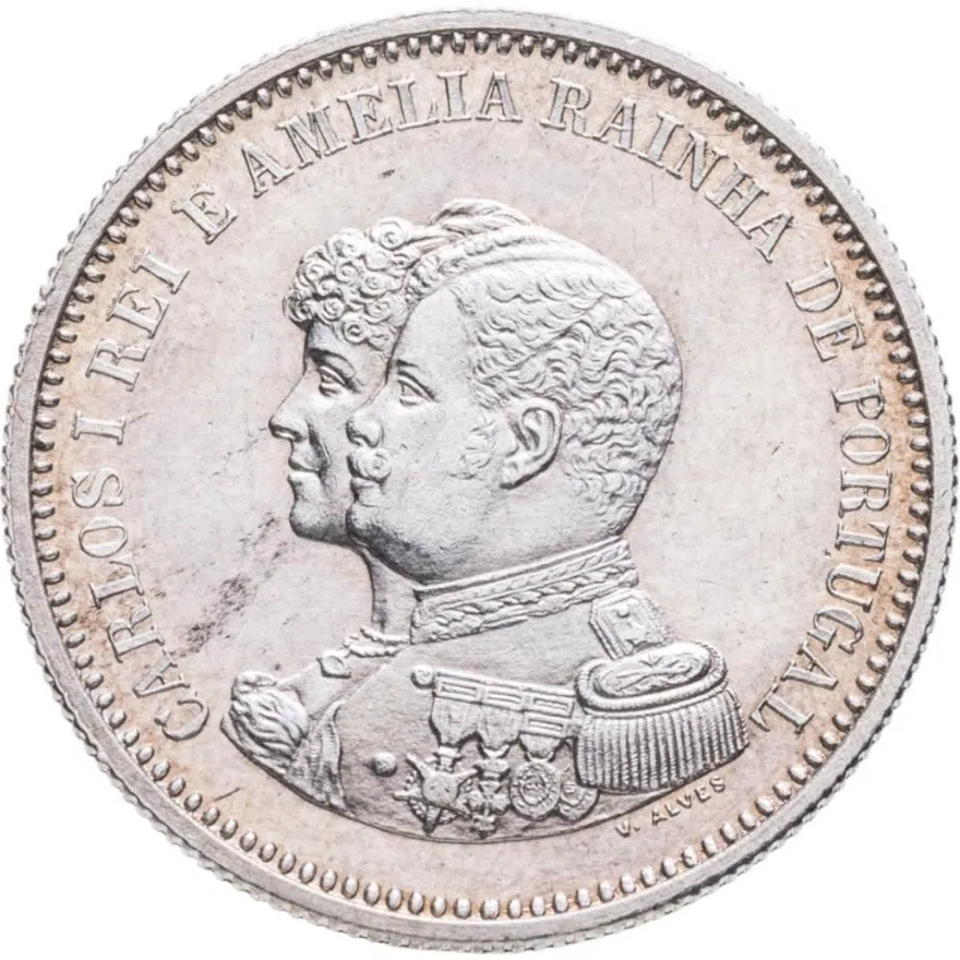 Португалия 200 реалов (рейс, reis) 1898  400 лет Открытию Индии, реверс