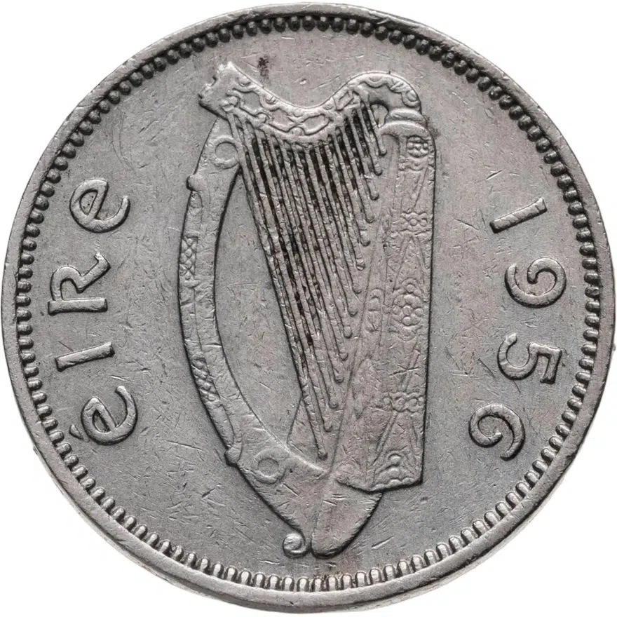 Ирландия 3 пенса (pence) 1956, реверс