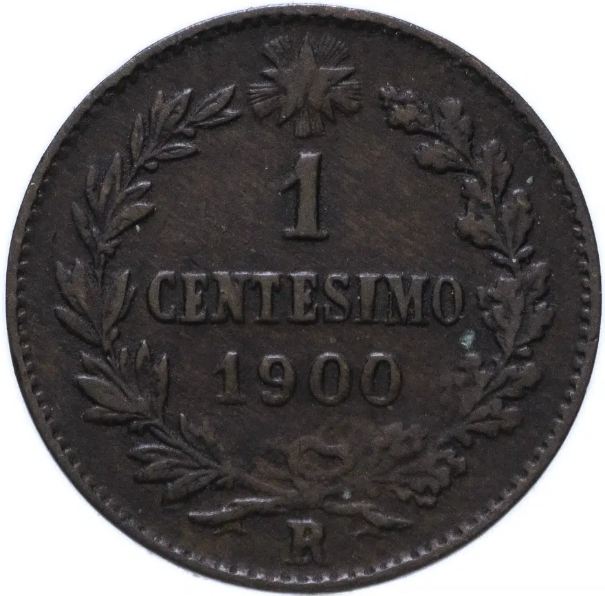 Италия 1 чентезимо (centesimo) 1900