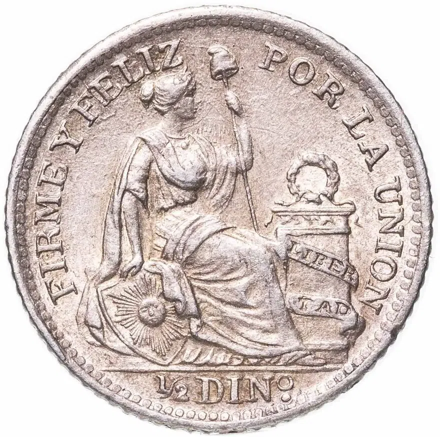 Перу 1/2 динеро (dinero) 1911