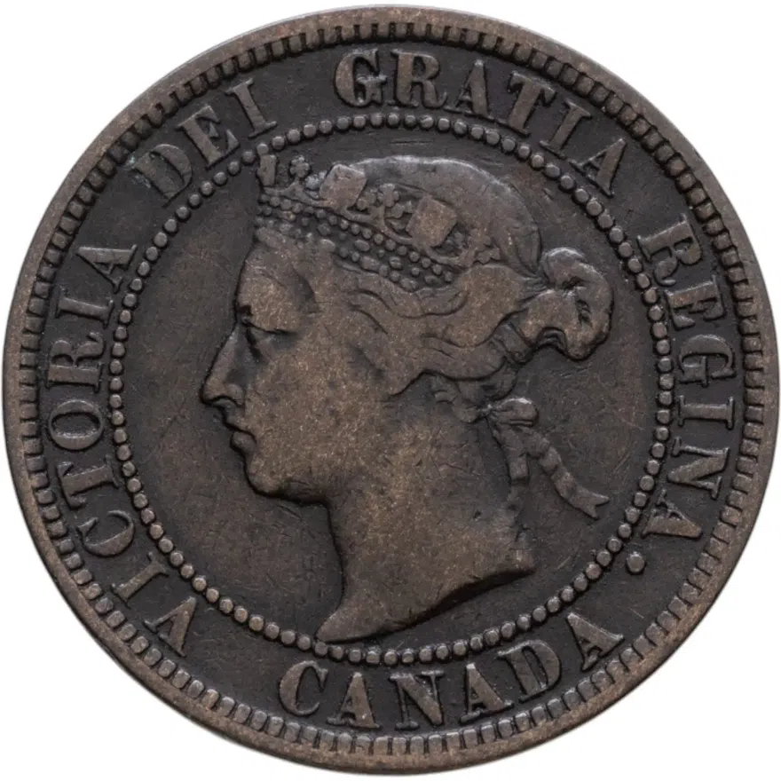 Канада 1 цент (cent) 1887, реверс