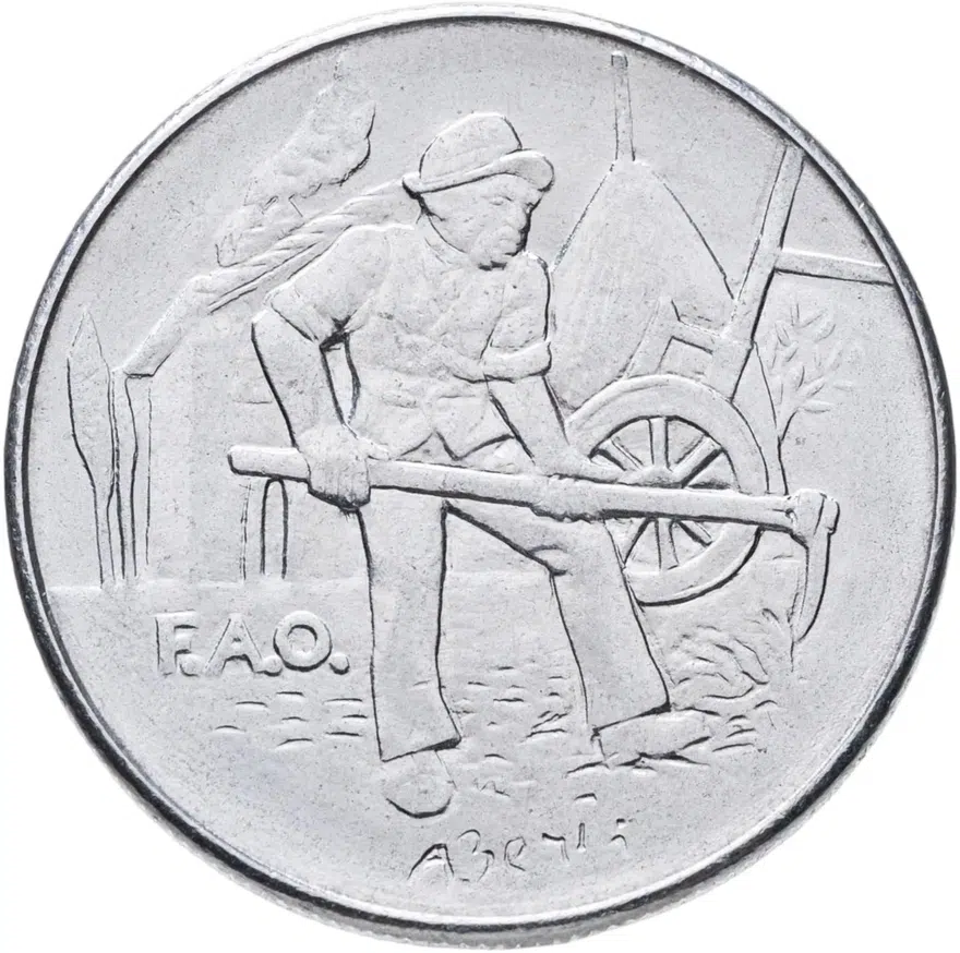 Сан-Марино 100 лир (lire) 1978  FAO (ФАО) - Продовольственная программа, реверс