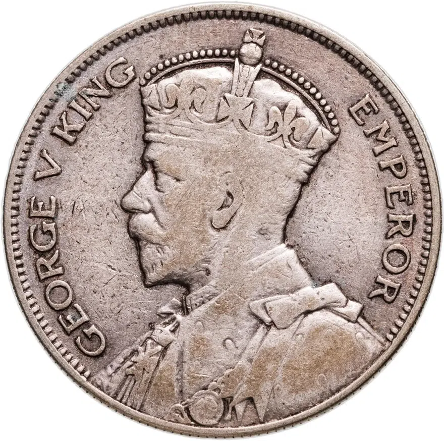 Новая Зеландия 1/2 кроны (crown) 1933