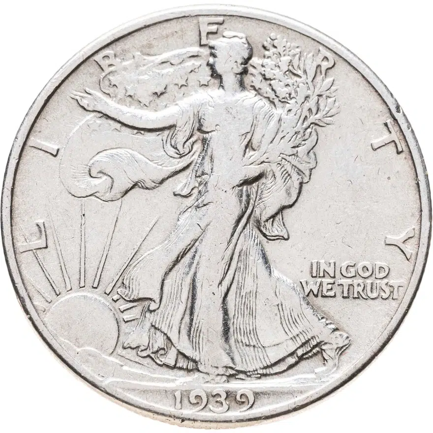 США 50 центов (1/2 доллара, half dollar) 1939