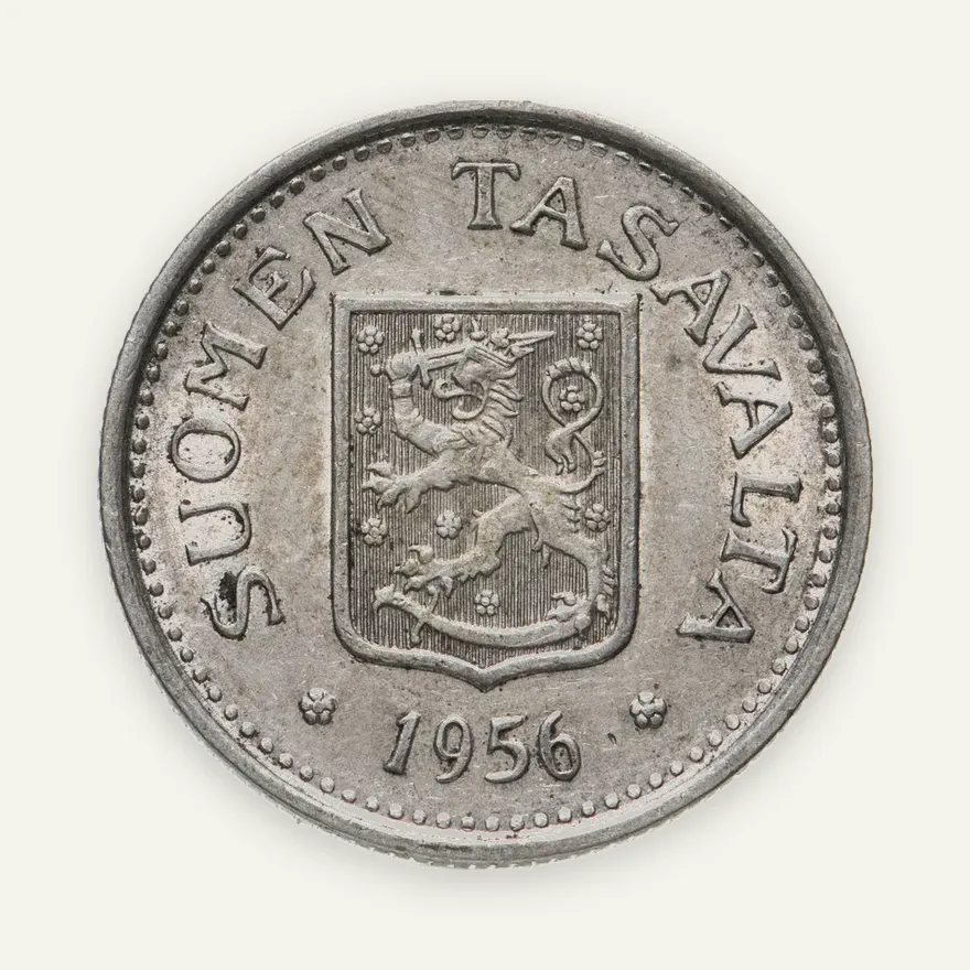 Финляндия 100 марок (markkaa) 1956 H, реверс