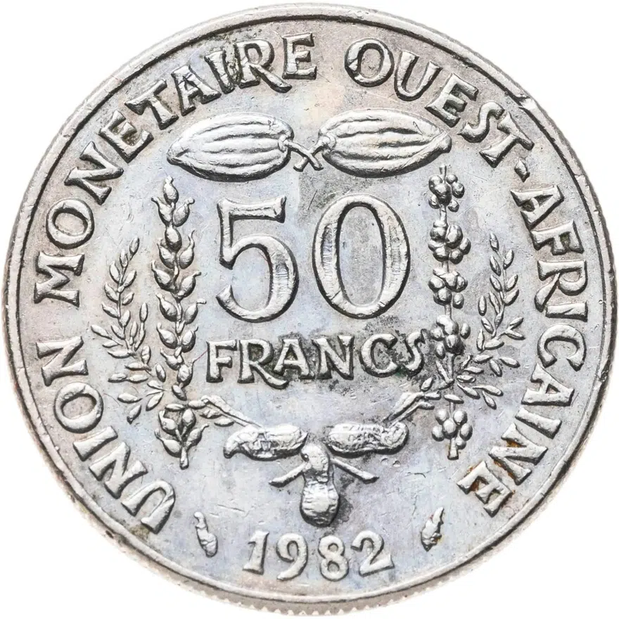 Западная Африка (BCEAO) 50 франков (francs) 1982