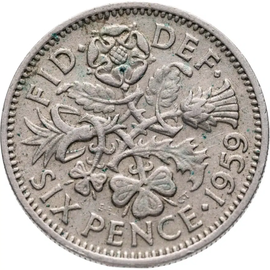 Великобритания 6 пенсов (pence) 1959