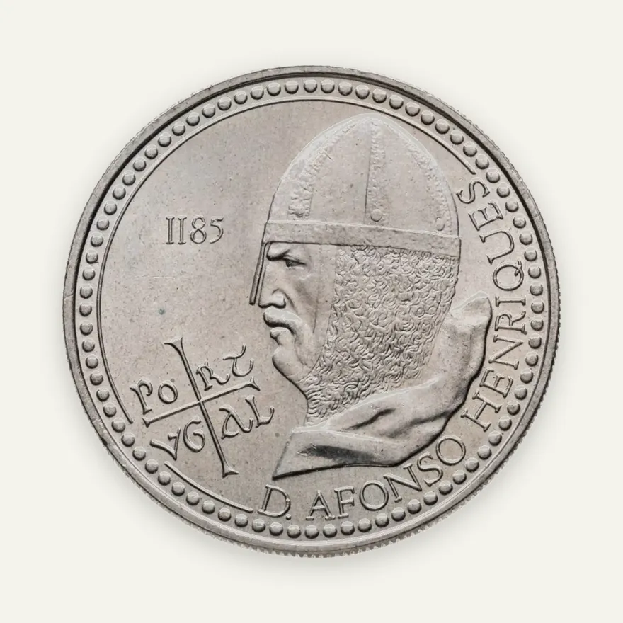 Португалия 100 эскудо (escudos) 1985  800 лет со дня смерти Короля Альфонсо Энрике, реверс