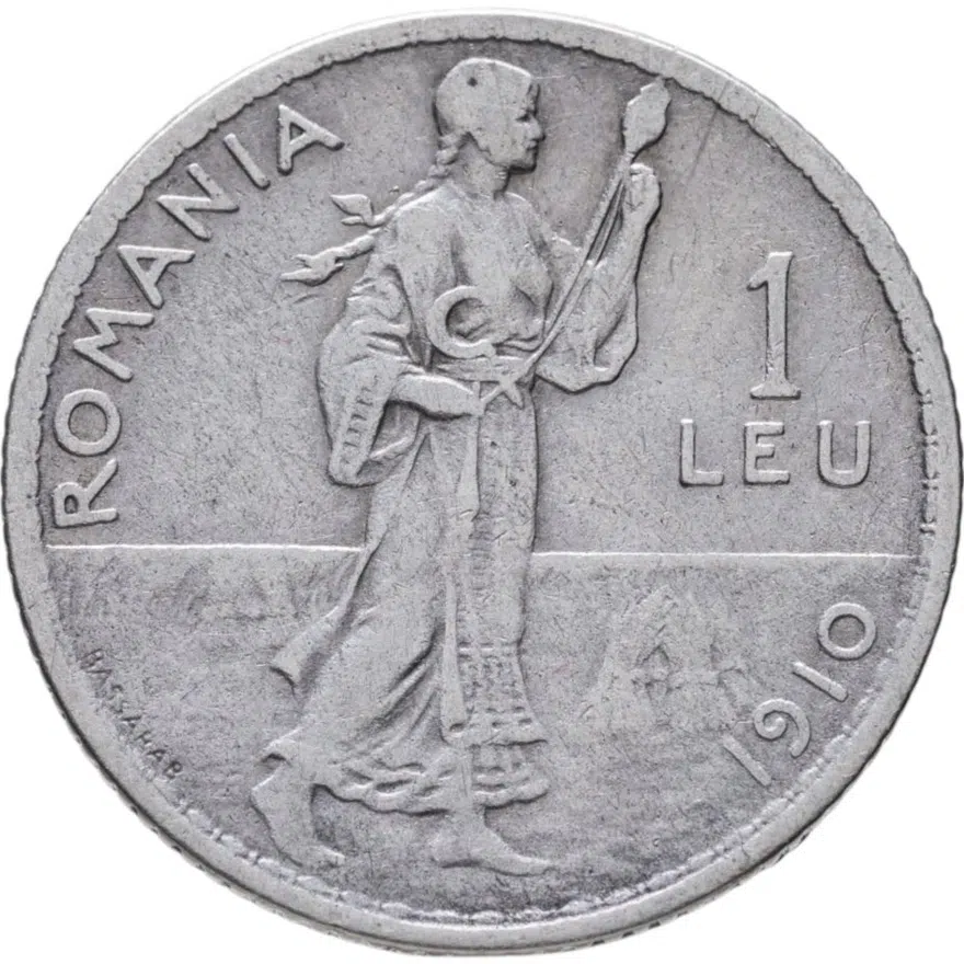 Румыния 1 лей (leu) 1910